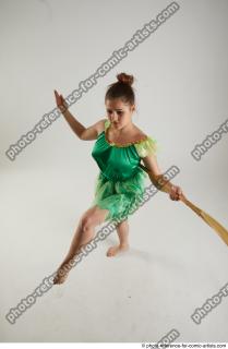 KATERINA STANDING POSE WITH SPEAR